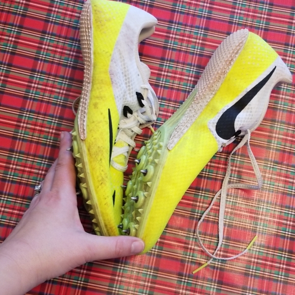 Mens Nike Sz 11.5 Racing Sprint with Key - Picture 4 of 8